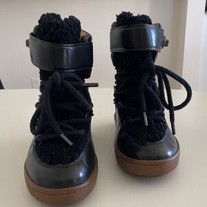 Coach Black Sherling Boots
